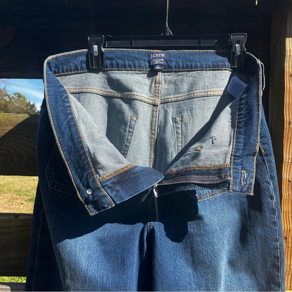 J. Crew Blue Flare & Wide Leg Jeans - Picture 13 of 15